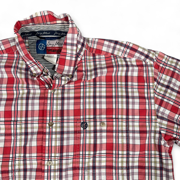 Wrangler George Strait Shirt Adult EXTRA LARGE Red Plaid Western Cowboy Music - Picture 2 of 10